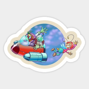 Flying Bugs 2 Sticker